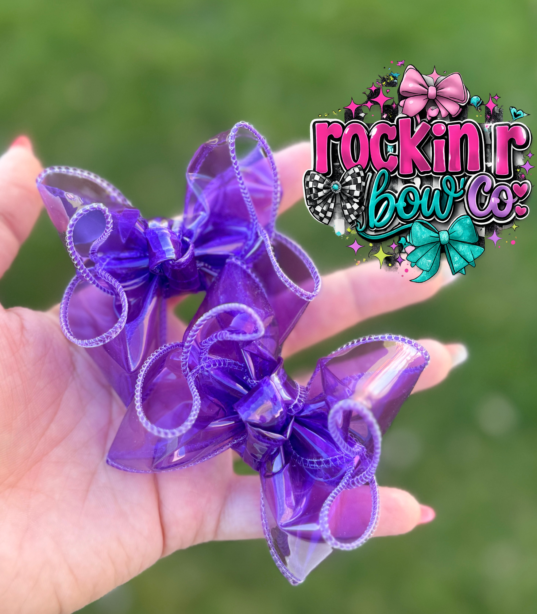 Swim Ribbon Bows (3”)