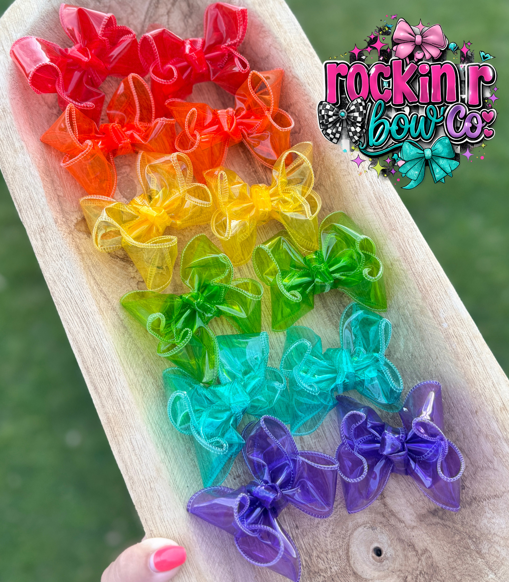Swim Ribbon Bows (3”)