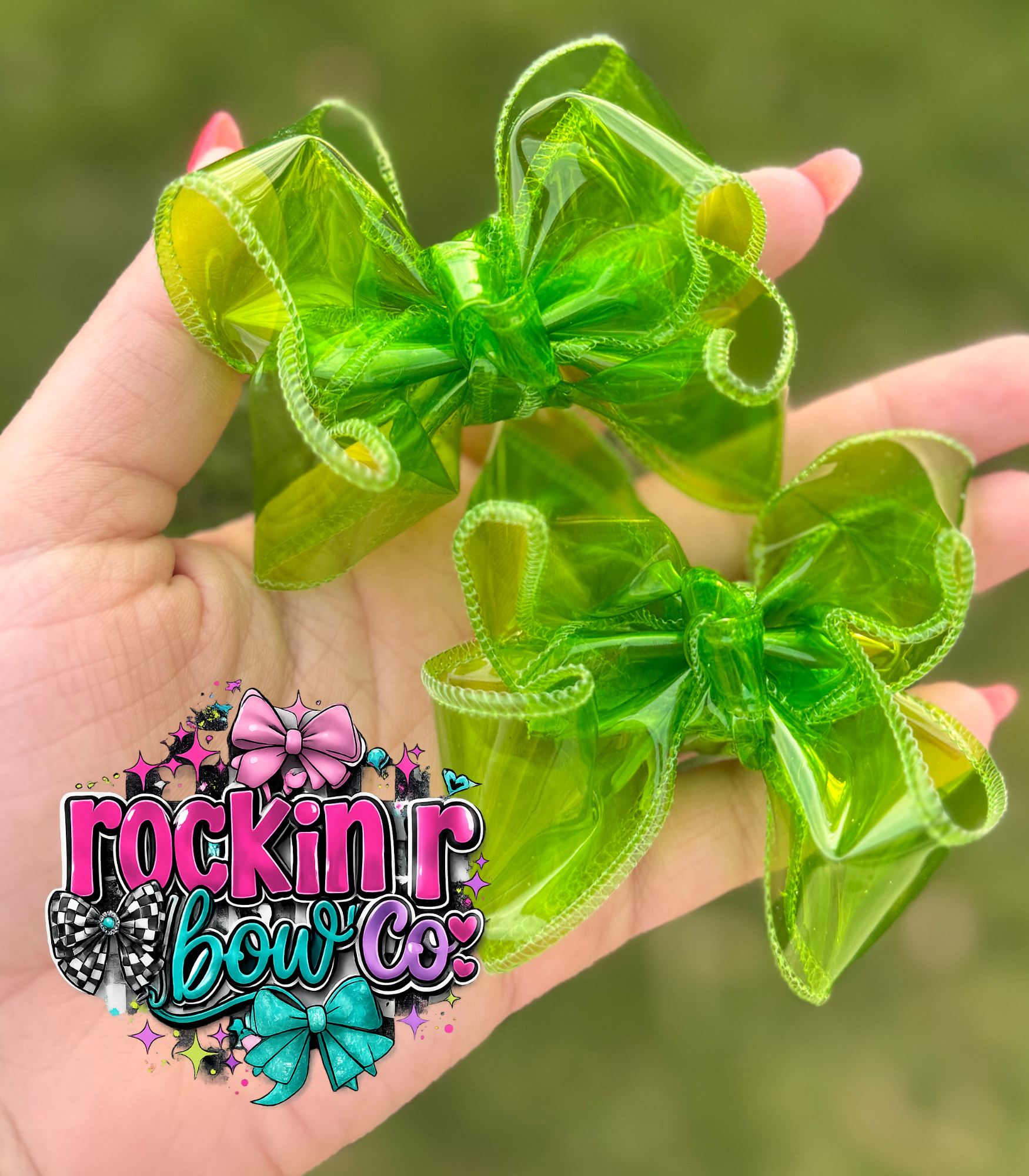 Swim Ribbon Bows (3”)