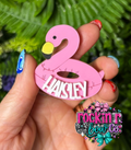 Flamingo Pool Float Bow Clip