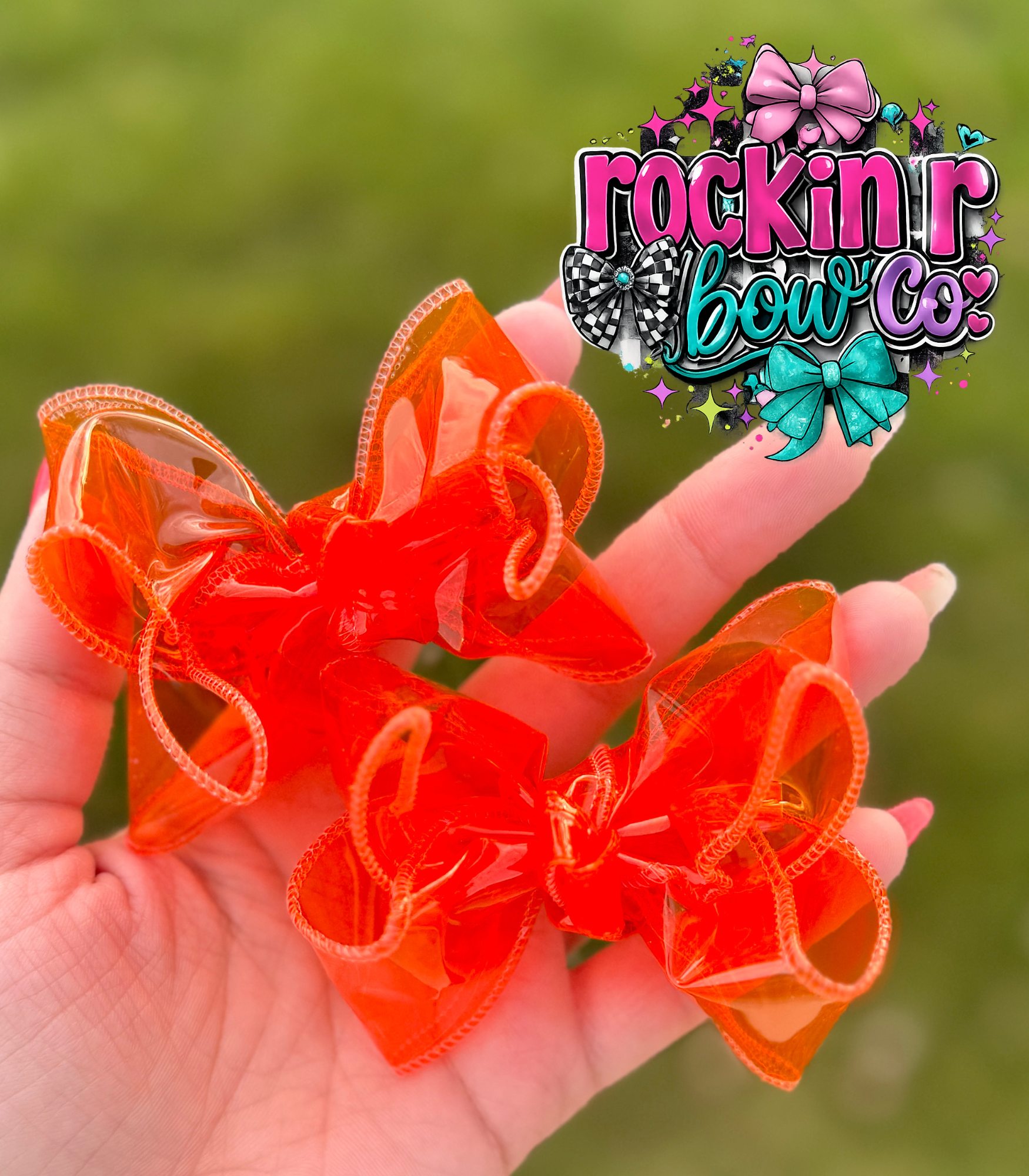 Swim Ribbon Bows (3”)